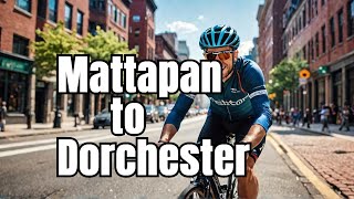 Boston Cycling Route  Mattapan to Dorchester Center [upl. by Samford]