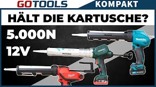 12V Kartuschenpressen im Vergleichstest  MILWAUKEE VS METABO VS MAKITA  Wer macht das Rennen [upl. by Renraw284]