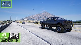 GTA V Evolution Visual MOD Entire Map Walk I RTX 4090 Ultra Settings [upl. by Ailisab726]