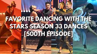 Favorite Dancing With the Stars Season 33 Dances 500th Episode [upl. by Sweeney]