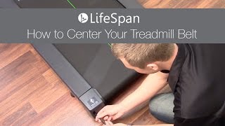 LifeSpan How to Center Your Treadmill Belt [upl. by Gnep]