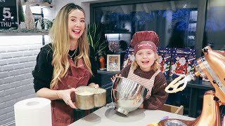 Baking Novies Birthday Cake amp Prepping For The Big Day  Vlogmas Day 5 [upl. by Annaerdna]