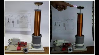 DIY simple 220v one transistor Tesla Coil [upl. by Oiramd]