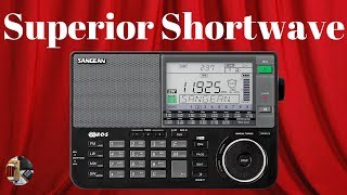 Sangean ATS909X AM FM LW Shortwave SSB Portable Radio Unboxing amp Review [upl. by Alyk116]