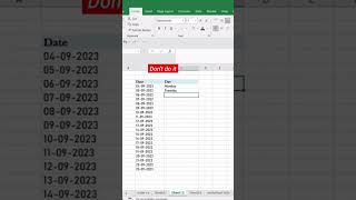 Are you typing days manually excel exceltips exceltricks spreadsheets corporate accounting [upl. by Mairem]