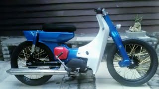 Street Cub  Restoration Yamaha 70V75 [upl. by Boyden]