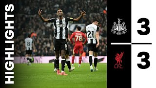 Newcastle United 3 Liverpool 3  Premier League Highlights [upl. by Eissim526]