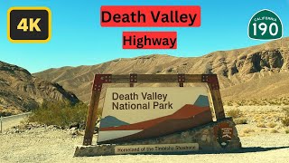 Death Valley Highway  Death Valley Junction to Stovepipe Wells [upl. by Kjersti]