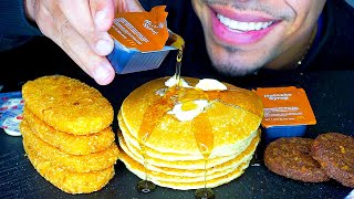 ASMR MCDONALDS BIG BREAKFAST WITH HOTCAKES HASH BROWNS SAUSAGE MUKBANG NO TALKING [upl. by Frederick]