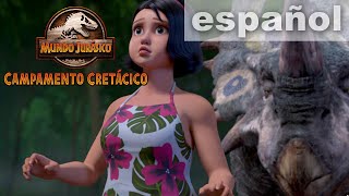 El rescate de la giroesfera del fango  JURASSIC WORLD CAMPAMENTO CRETÁCICO  Netflix [upl. by Arekahs]