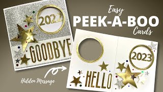 ➡Peek A Boo Cards Made REALLY EASY [upl. by Yzzik526]