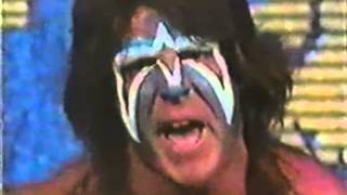 Ultimate Warrior Promo on Hercules 04231988 [upl. by Annaeel583]