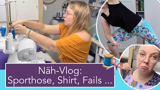 Ungeschminkter Vlog Nähfails Sporthose nähen amp Bestellungen [upl. by Nnairac]