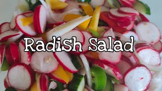 Radish Cucumber Salad Recipes Healthy And Delicious Simple easy and Quick [upl. by Gilburt]