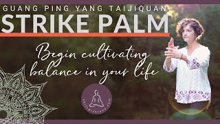 Movement 1 Guang Ping Yang Taijiquan Strike Palm To Ask Buddha [upl. by Eboh]