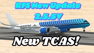 Airbus or Boeing TCAS in Action ✈️ RFS New Update 255🔥 Multiplayer and much more [upl. by Ellehcram]