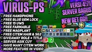 BANYAK FREE NYA🤤⁉️FREE ROLE🥳  PRIVATE SERVER TERBARU  BEST GTPS 2024  VIRUSPS [upl. by Abert]