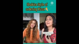 Shakira way of ordering pizza Shakira style of pizza ordering shorts ordering pizza shakira [upl. by Cherida]