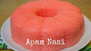 Resepi Apam Nasi Hanya guna secawan nasi sejuk Mudah saja membuatnya dan sedap pulak rasanya [upl. by Eellehs]