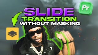 Mask Out Seamless Slide Transition in Premiere Pro – No Mask Needed [upl. by Fiedling207]