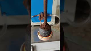 Steel Part Surface Hardening by Induction Heating Machine [upl. by Aniuqahs]