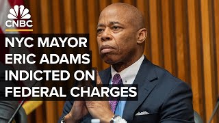 Press conference on federal charges against New York City Mayor Eric Adams — 92624 [upl. by Peirsen227]