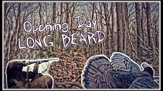 Opening Day Public Land Illinois Turkey Hunting First Season 2024 TurkeyTour2024 Long Beard DOWN [upl. by Jordan973]