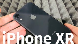 iPhone XR Black  64gb Unboxing [upl. by Stolzer246]