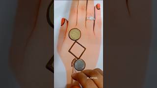 Very Easy And Simple Mehndi design mehndi [upl. by Ahsille33]