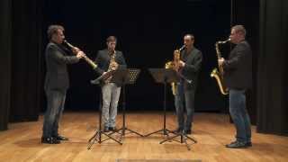 MAC Saxophone Quartet  Vuelvo al sur [upl. by Aicekat]