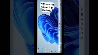 Win7 simu run Windows 11 on Windows 7 لايكاشتراك smartphone windows win7 [upl. by Riek]