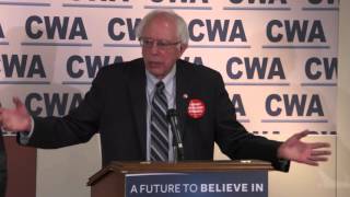 CWA Endorsement QampA  Bernie Sanders [upl. by Cohdwell110]