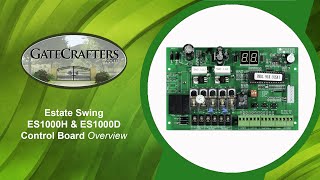 How To Operate Estate Swing ES1000H amp ES1000D Control Boards [upl. by Tnirb]