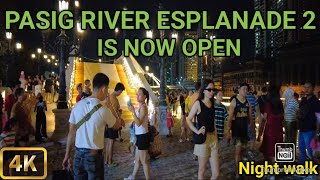 Pasig River Esplanade Phase 1C is Now OpenExperience the Beauty at NightMlaTourist Attraction4K [upl. by Peursem928]