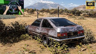 Rebuilding Toyota AE86 Sprinter TRUENO 1985 Forza Horizon 5 Logitech G29 Stering Wheel Gameplay [upl. by Pandolfi]