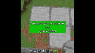 Como construir un ascensor sin agua  minecraft bedrock [upl. by Lamok863]