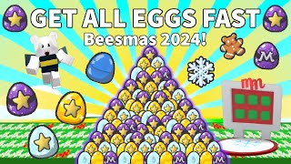 🥚Beesmas All Ways to Get Eggs in Bee Swarm Simulator 2024 [upl. by Metsky]