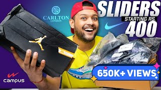 5 BEST NIKE JORDAN SLIDERSFLIP FLOP FOR MEN on MYNTRA 🔥 Haul Review 2022  Carlton London Campus [upl. by Graff]