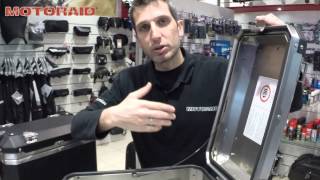 Globescout sidecases XPAN 45 and 35 review by MotoRAID Greek [upl. by Eitsirc]