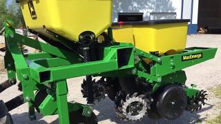 2 Row Food Plot Planter With Dry Fertilize [upl. by Salene]