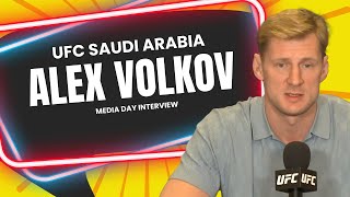 Alex Volkov UFC Saudi Arabia full media day interview [upl. by Mercie360]