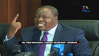 CS Matiang’i tears into the judiciary during security committee inquiry [upl. by Steiner]