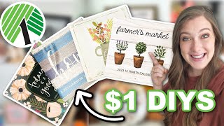 1 Dollar Tree 2023 Calendar DIYs amp HACKS  DIY these Dollar Tree Calendars for GORGEOUS Decor [upl. by Guerra]