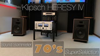 Klipsch HERESY IV  70s SuperSelection [upl. by Keppel]