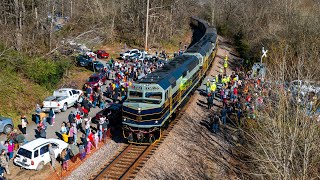 HD The 80th Annual CSX Santa Train [upl. by Ahteral]