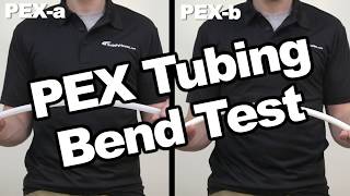 PEX Tubing Bend Test [upl. by Katherina]