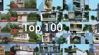 Top 100 Front Elevation Design  Modern Elevation Design  House Elevation Design  Exterior House [upl. by Haynor]