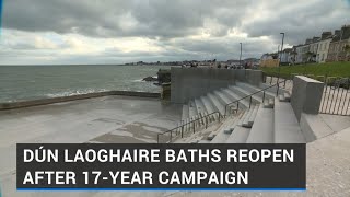 Dún Laoghaire baths reopen after 17year campaign [upl. by Carole]