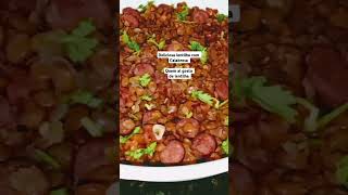 Deliciosa lentilha com calabresa 🍲🥗🍽️ lentilhacomcalabresadicaculinaria shortvideo youtubeviral [upl. by Levana]