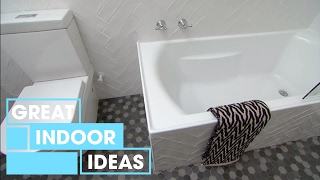 Creative Small Bathroom Makeover On A Budget  Indoor  Great Home Ideas [upl. by Ihcego]